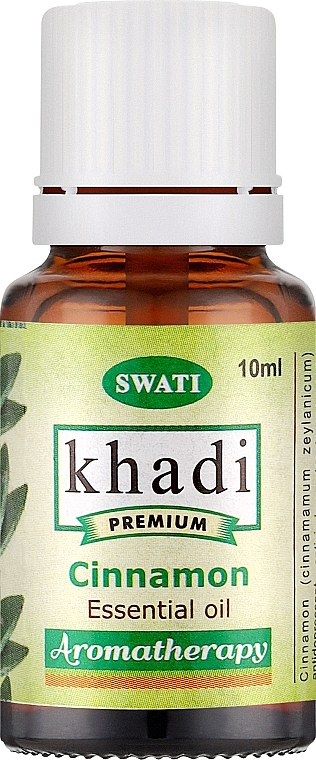 Чиста ефірна олія "Кориця" - Khadi Swati Premium Pure 100% Essential Oil Cinnamon — фото N1