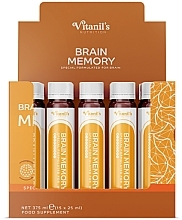 Питна дієтична добавка для поліпшення роботи мозку та пам'яті - Vitanil's Brain Memory — фото N1