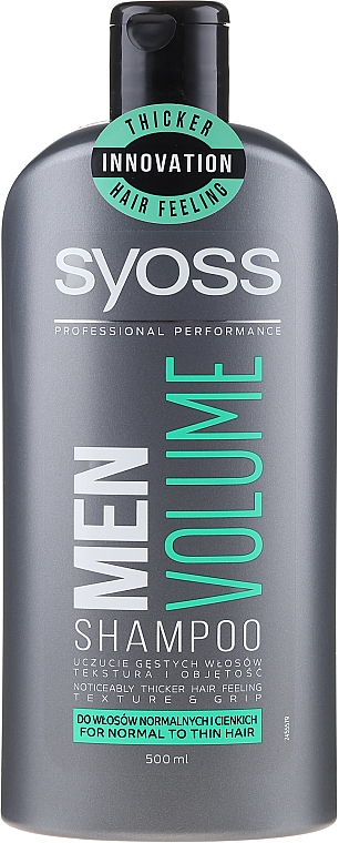 Шампунь для нормального і тонкого волосся - Syoss Men Volume — фото N2