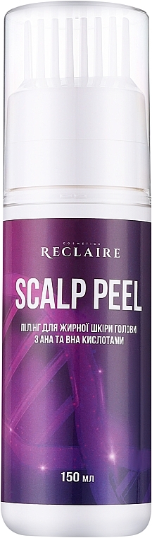 Пилинг для жирной кожи головы с AHA и BHA кислотами - Reclaire Scalp Peel