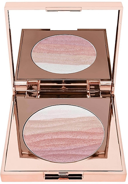 Палетка для обличчя - W7 Highlighter And Powder Blush Afterglow — фото N2