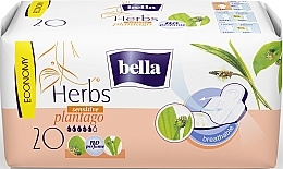 Гигиенические прокладки, 20 шт. - Bella Herbs Plantago — фото N1