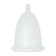Менструальная чаша с шариком, размер S, прозрачная - MeLuna Classic Menstrual Cup Ball — фото N2