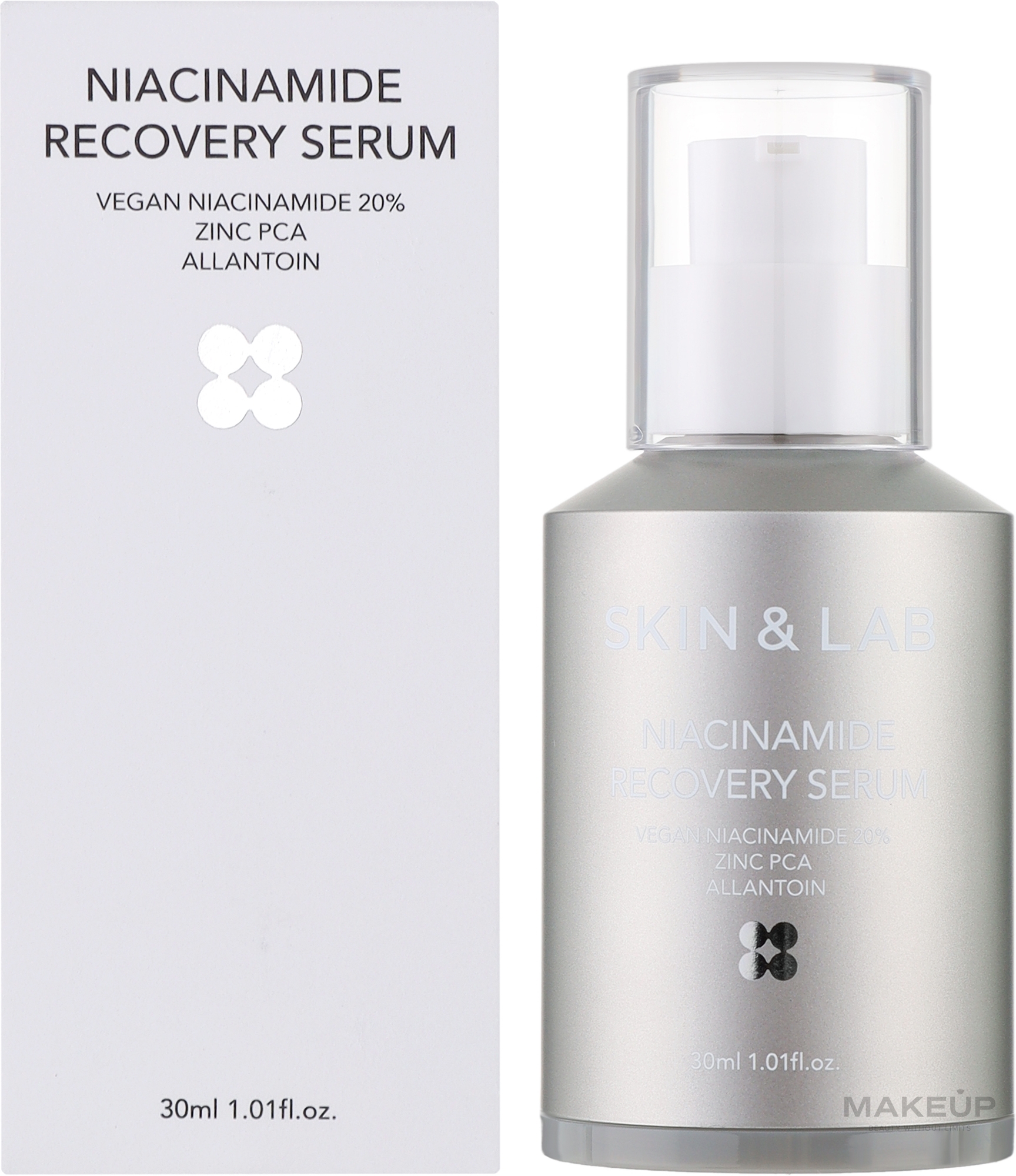 Восстанавливающая сыворотка с ниацинамидом - Skin&Lab Niacinamide Recovery Serum — фото 30ml