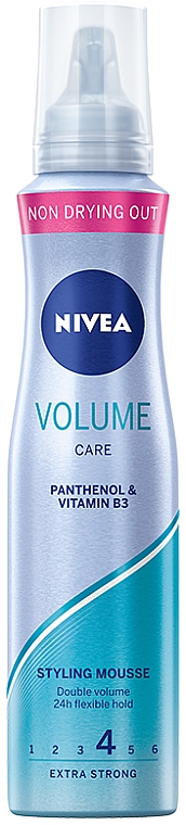 Мусс для волос «Эффектный объем» с защитой кератина - NIVEA Hair Care Volume Sensation Styling Mousse — фото N1