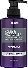 Парфумерія, косметика Кондиціонер для волосся "Sweet Peony - Kundal Honey & Macadamia Treatment