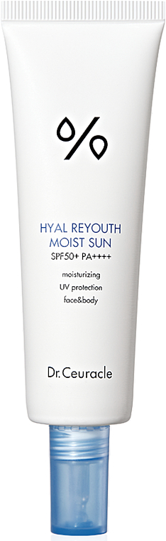 Зволожувальний сонцезахисний крем - Dr.Ceuracle Hyal Reyouth Moist Sun SPF 50/PA++++