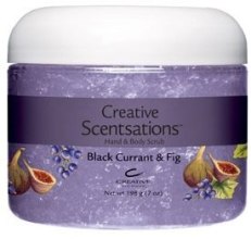 Парфумерія, косметика Скраб для рук і тіла - CND Creative Scentsations Scrub Black Currant & Fig