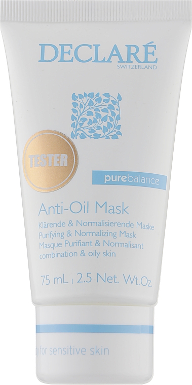 Антисептическая маска - Declare Pure Balance Anti-Oil Mask (тестер) — фото N1