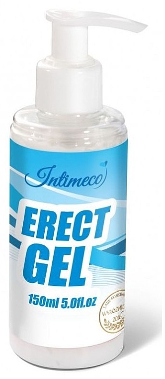 Интимный гель для улучшения потенции с помпой - Intimeco Erect Gel — фото N1