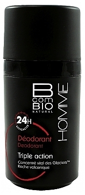 Роликовий дезодорант - BcomBIO Homme Deodorant 48h Triple Action — фото N2
