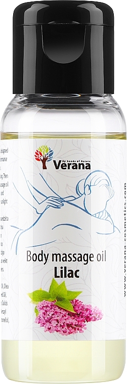 Массажное масло для тела "Lilac Flower" - Verana Body Massage Oil — фото N1