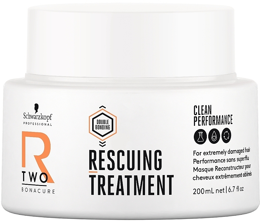 Відновлююча маска для волосся - Schwarzkopf Professional Bonacure R-TWO Rescuing Treatment — фото N8