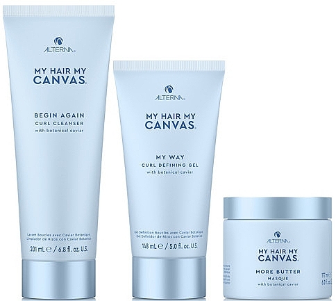 Набор - Alterna My Hair My Canvas Begin Again Starter Kit (cleanser/201ml + gel/148ml + masque/177ml) — фото N1