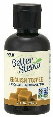 Питьевая стевия "Английский ирис" - Now Real Food Better Stevia English Toffee — фото N1