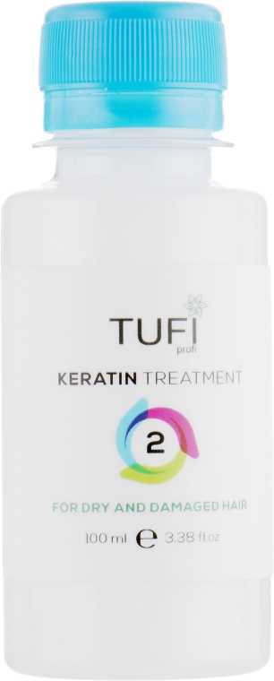 Кератин для сухого і пошкодженого волосся - Tufi Profi Keratin Treatment — фото N3