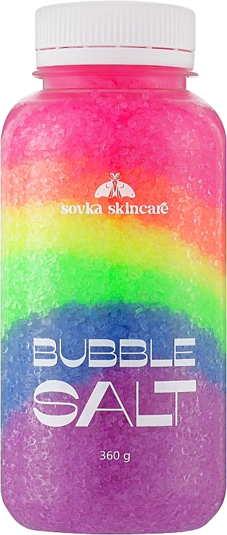 Пінна сіль для ванни "Фруктова веселка" - Sovka Skincare Bubble Salt Friut Rainbow — фото N1