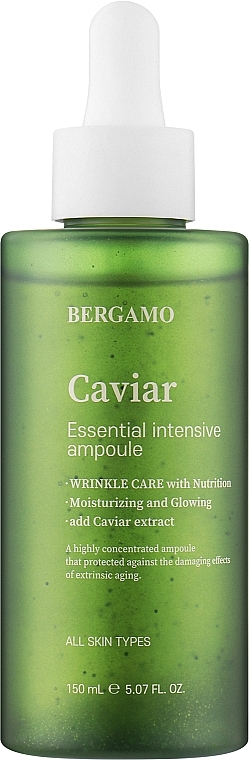 Сыворотка для лица с икрой - Bergamo Caviar Essential Intensive Ampoule 