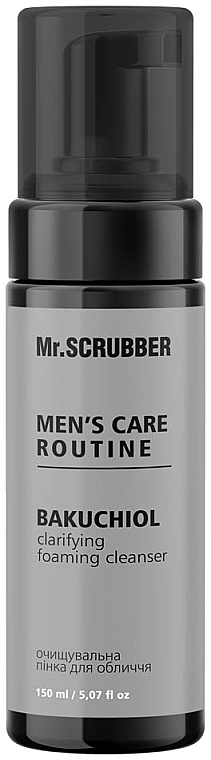 Очищувальна пінка для обличчя - Mr.Scrubber Men`s Care Routine Bakuchiol Claryfting Foaming Cleancer