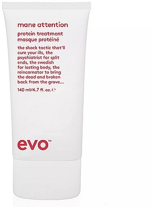 Зміцнювальний протеїновий догляд для волосся - Evo Mane Attention Protein Treatment — фото N1