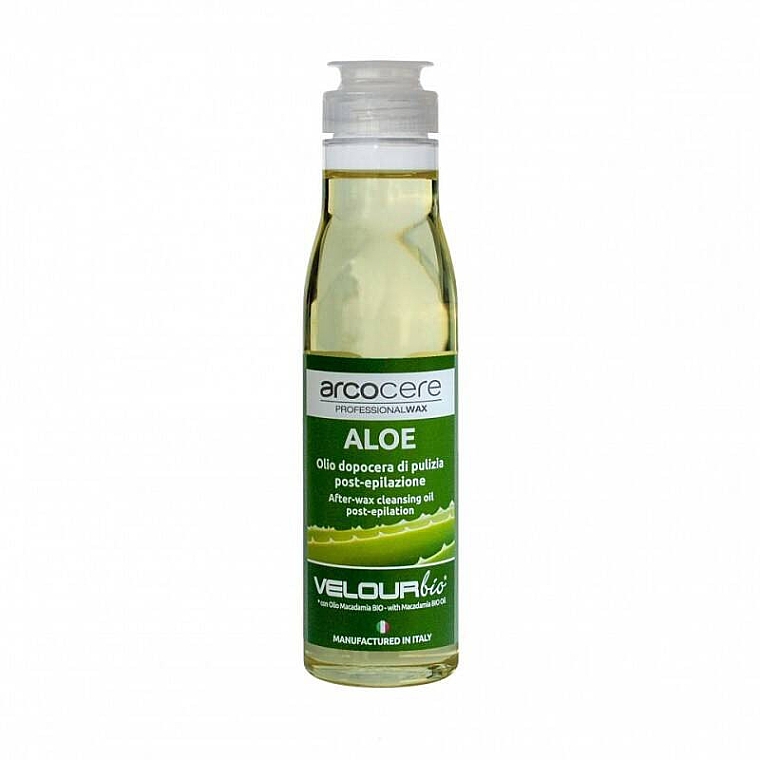 Масло алоэ после депиляции - Arcocere Aloe After-Wax Cleansing Oil Post-Epilation — фото N1