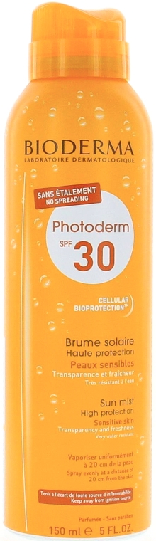 Солнцезащитный спрей для тела - Bioderma Photoderm Sun Mist SPF 30 — фото N1