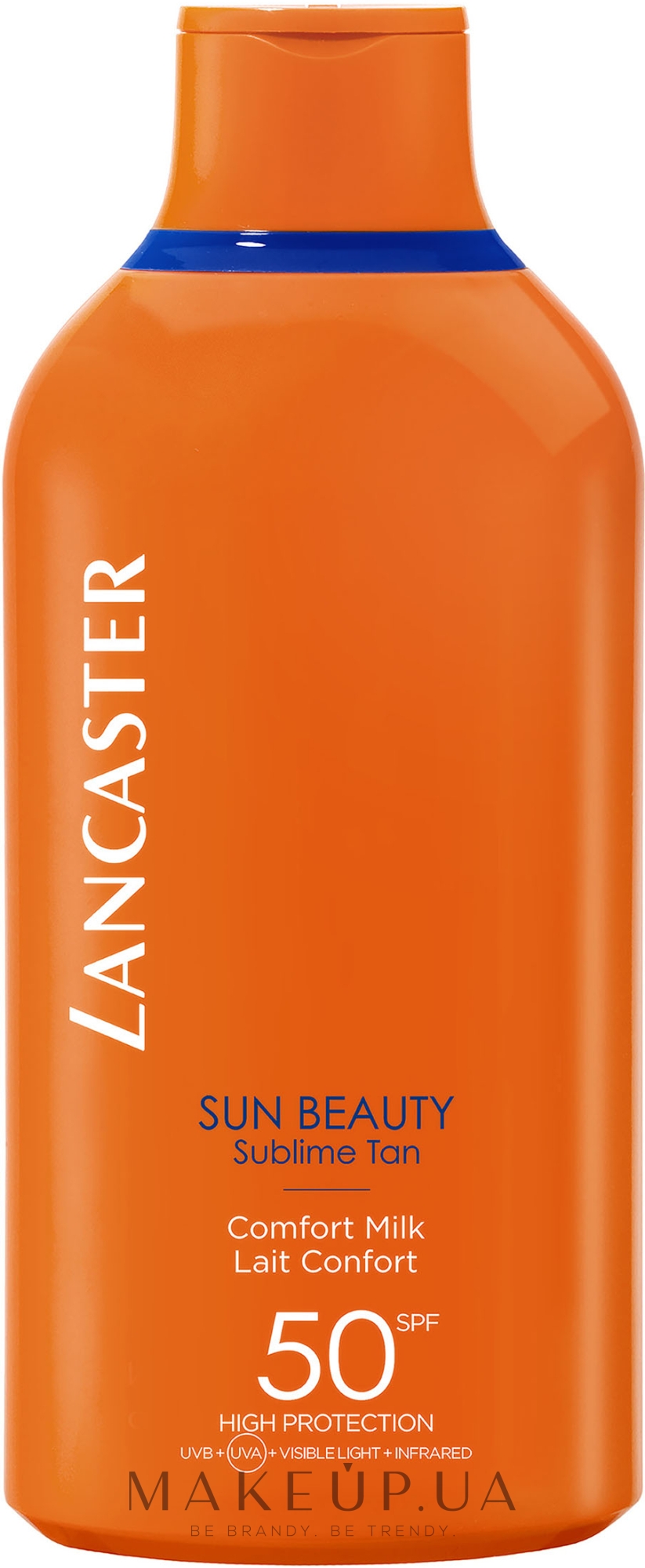 Солнцезащитное молочко для тела - Lancaster Sun Beauty Body Velvet Fluid Milk SPF50 — фото 400ml