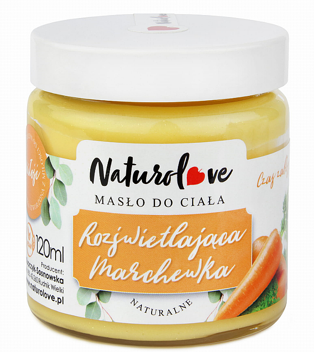Натуральное морковное масло для тела - Naturolove Body Butter — фото N1