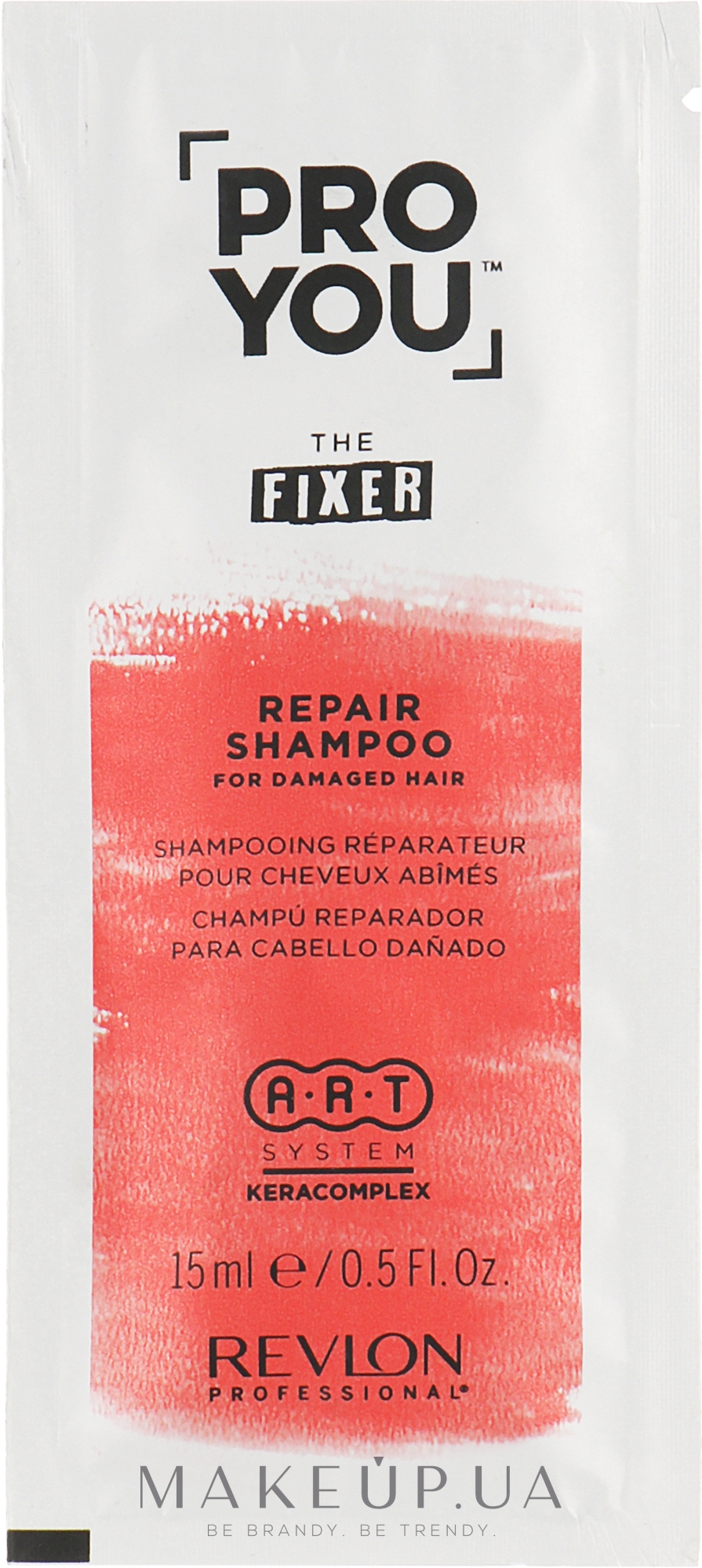 Восстанавливающий шампунь - Revlon Professional Pro You Fixer Repair Shampoo (пробник) — фото 15ml