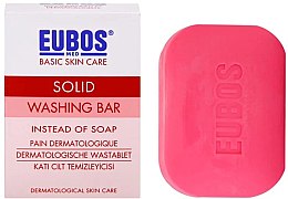 Парфумерія, косметика Мило - Eubos Med Basic Skin Care Solid Washing Bar Red