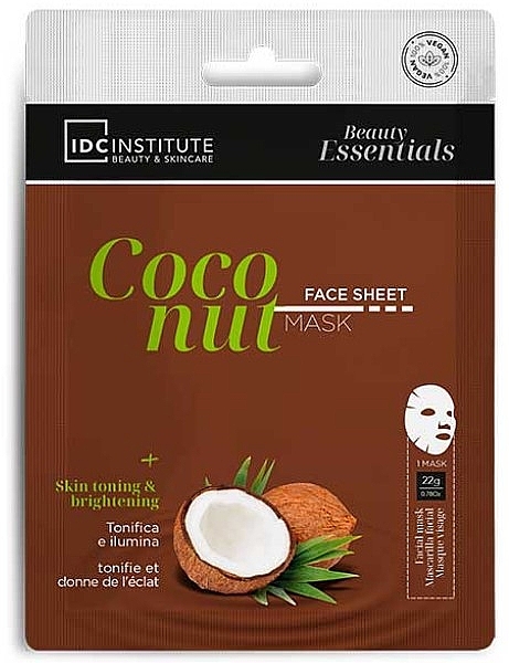 Маска для обличчя "Кокос" - IDC Institute Coconut Ultra Fine Face Mask — фото N1