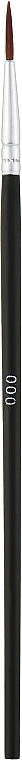 Пензлик для розпису нігтів CS33B, №000, чорна ручка - Cosmo Shop