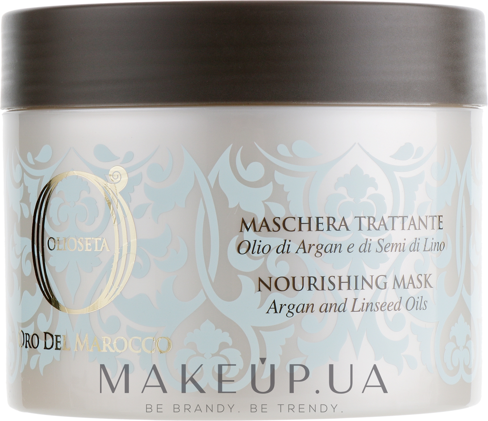 Питательная маска с маслом арганы и маслом семян льна "Золото Марокко" - Barex Italiana Olioseta Nourishing Mask — фото 250ml