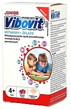 Духи, Парфюмерия, косметика Пищевая добавка со вкусом лесных ягод - Vibovit Junior Vitamins + Iron