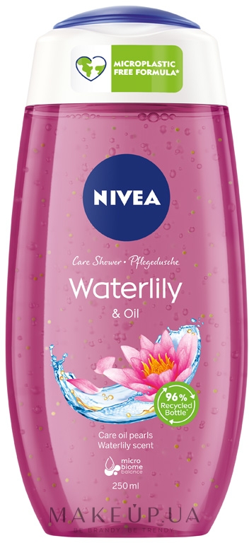 Гель для душу - NIVEA Hair Care Water Lily Oil And Shower Gel — фото 250ml