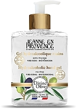Парфумерія, косметика Гель для миття рук з дозатором - Jeanne en Provence Divine Olive Hydroalcoholic Hand Gel