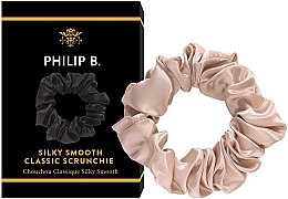 Резинка для волос, шампань - Philip B Silky Smooth Classic Scrunchie — фото N2