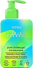 Гель для інтимної гігієни з екстрактом кори дуба, молочної кислоти та інуліном - Venus Skin Balance Pure Intima Gel — фото N1
