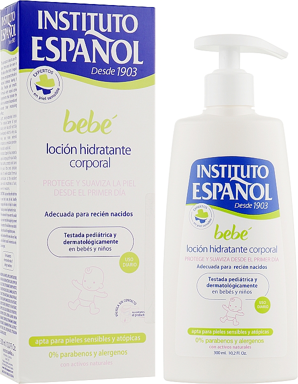 Лосьйон для тіла для новонароджених - Instituto Espanol Bebe Baby Moisturizing Body Lotion — фото N2