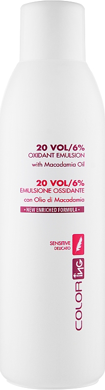 Окислювальна емульсія 6% - ING Professional Color-ING Macadamia Oil Oxidante Emulsion — фото N1