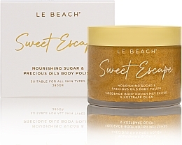 Парфумерія, косметика Цукровий скраб для тіла - Le Beach Sweet Escape Nourishing Sugar & Precious Oils Body Polish