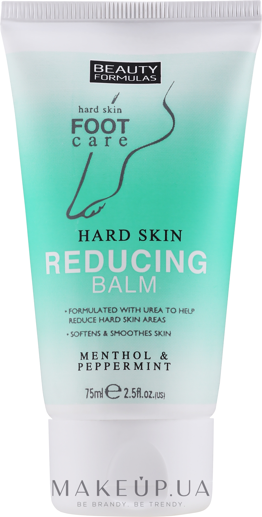 Смягчающий бальзам для стоп - Beauty Formulas Hard Skin Reducing Balm Menthol&Peppermint — фото 75ml