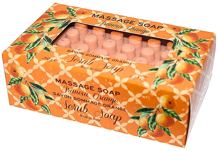 Мыло-скраб для массажа "Апельсин" - Gori 1919 Massage Scrub Soap Orange — фото N1