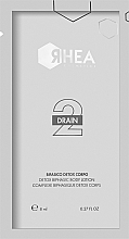 Бифазный детоксицирующий лосьон для тела - Rhea Cosmetics 2Drain (пробник) — фото N1