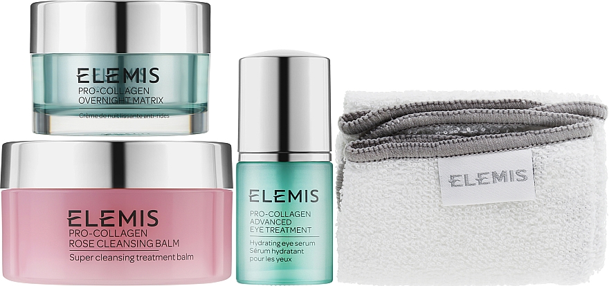 Набір - Elemis Pro-Collagen Beauty Sleep Trio (balm/50g + serum/15ml + night/cr/30ml) — фото N2