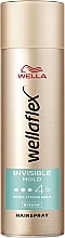 Лак для волосся дуже сильної фіксації - Wella Wellaflex Invisible Hold Hairspray — фото N1
