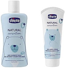 Набор - Chicco Natural Sensation Daily Protection Set (b/cr/100ml + gel/wash/200ml) — фото N2