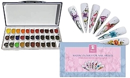 Парфумерія, косметика Набір акварельних фарб - Moyra Watercolour For Nail Artists