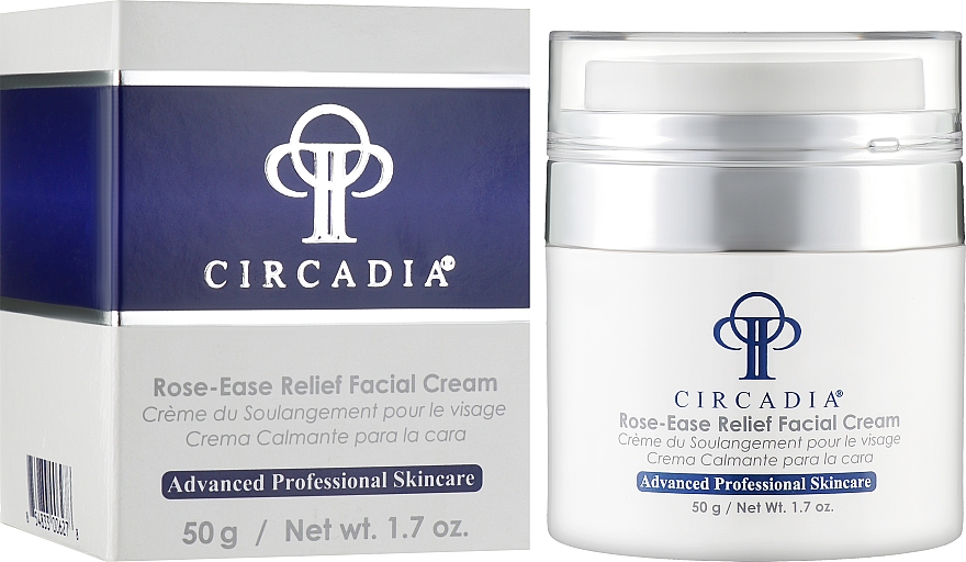 Крем для чутливої шкіри з розмарином від куперозу та розацеа - Circadia Rose-Ease Relief Cream — фото N2