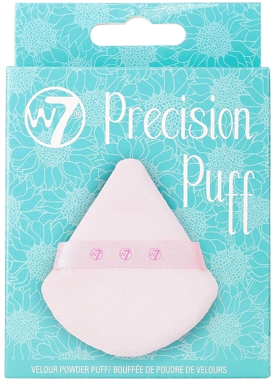 Пуховка для пудры - W7 Pro Precision Puff Velour Powder Puff — фото N1